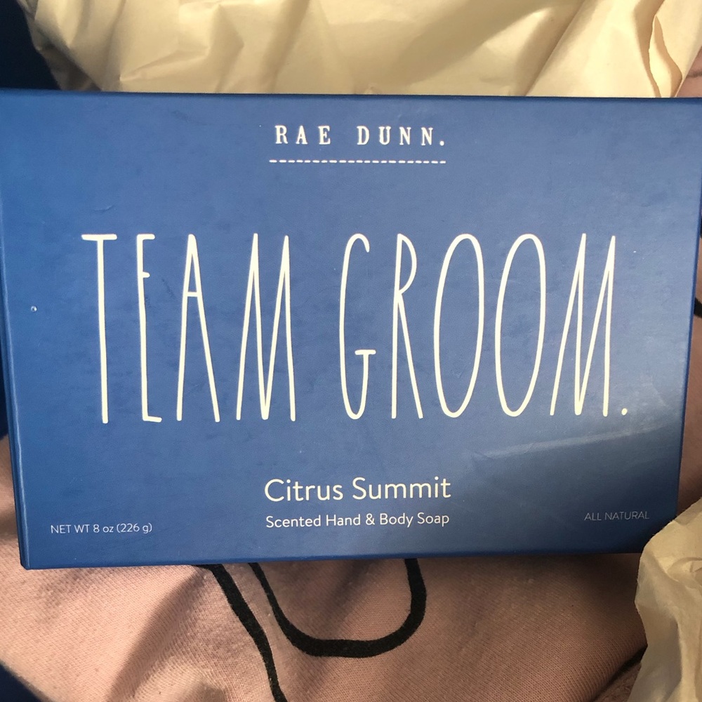 Team Groom Wedding Day Triple Milled Soap